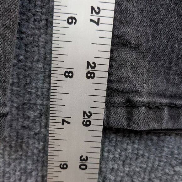 Catherines Womens Moderately Curvy Straight Jeans Gray Plus Size 16W Regular Fit - Picture 9 of 10